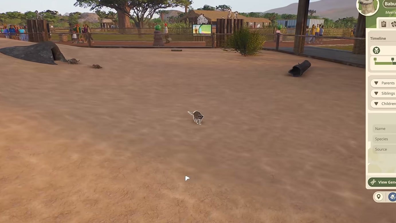 Imagem de divulgação: Zoológico prepara animais para uma futura soltura em reserva, mas projeto de conservação apresentado pelo PawsBuild acontece dentro do jogo Planet Zoo 2
